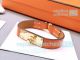 Copy Hermes Calf Leather Bracelet With Yellow Gold Buckle (3)_th.JPG